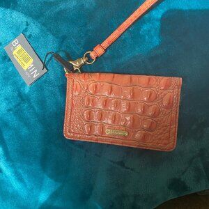 Brahmin Debi Tulle Melbourne Genuine Leather Purse with Wristlet